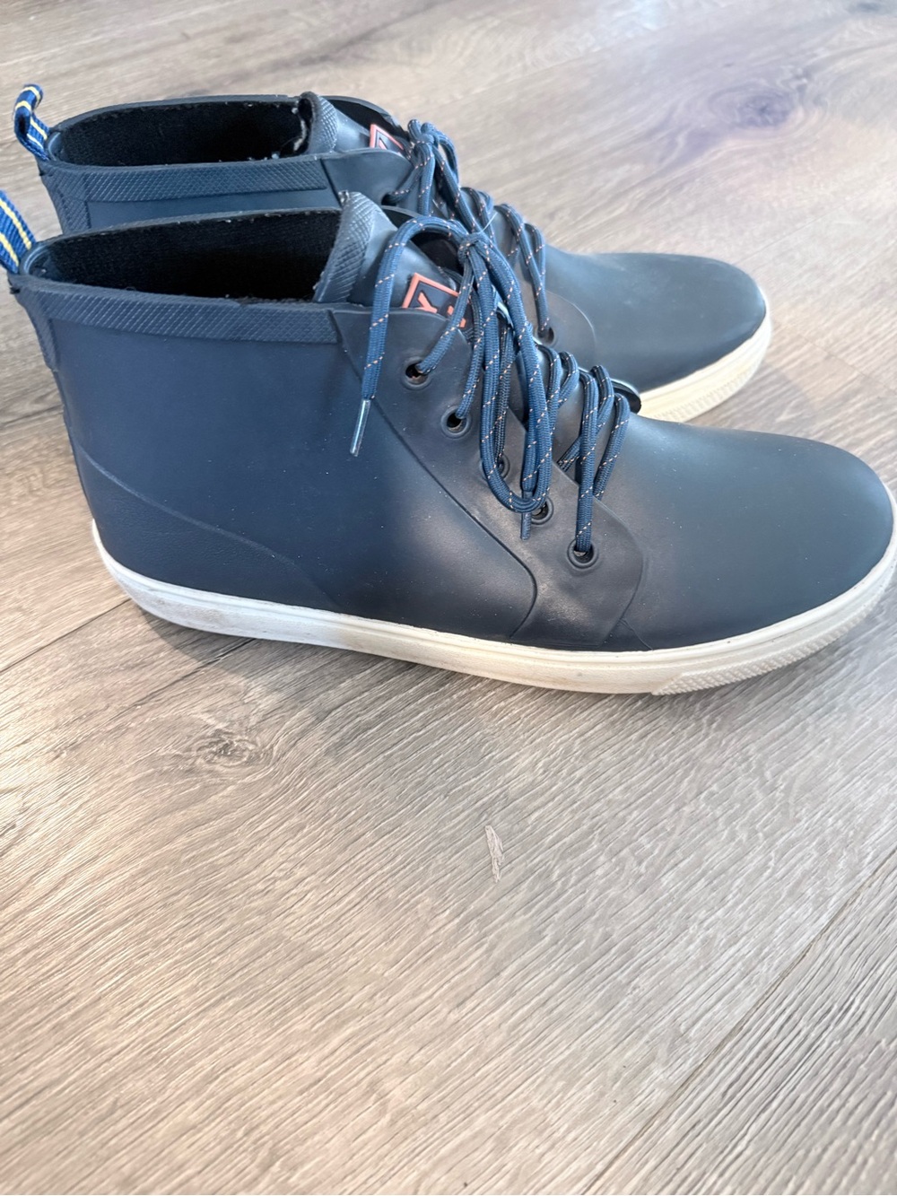 Men's Navy High-Top Casual Sneakers